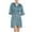 Green, variant on ZQUUVOU Lightweight Robes for Ladies Leaf Sleeves Modal Robe 3/4 Sleeve Short Sleepwear with Belt Loungewear Nightgown Gold