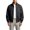 Black, variant on Men Stand Collar Jacket Full Zip Bomber Coat Long Sleeve Loose Fall Winter Casual Outerwear