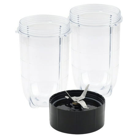 

Replacement Cross Blade + 2Pcs 16Oz Cup Set for Magic Replacement Parts Compatible with 250W MB1001 Blender