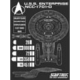 thumbnail image 2 of Women's Star Trek: The Next Generation Enterprise Galaxy Class NCC-1701-D Schematics Scoop Neck Black X Large, 2 of 4