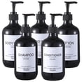 thumbnail image 1 of Botellas dispensadoras de champú Mithrgrous, 500 ml (paquete de 5), color negro, 1 of 7