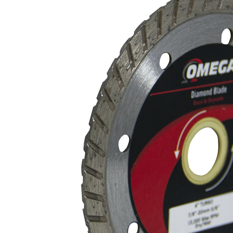 5" Sintered Diamond Saw Blade For Concrete & Asphalt - Wet Or Dry Use, 30/40 Grit, 5/8-11 Arbor For Angle Grinders