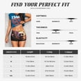 thumbnail image 3 of Kdxio Adorable Fluffy Bat Print Workout Shorts for Women Seamless Soft Smooth Gym Yoga Scrunch Active Shorts, 3 of 5