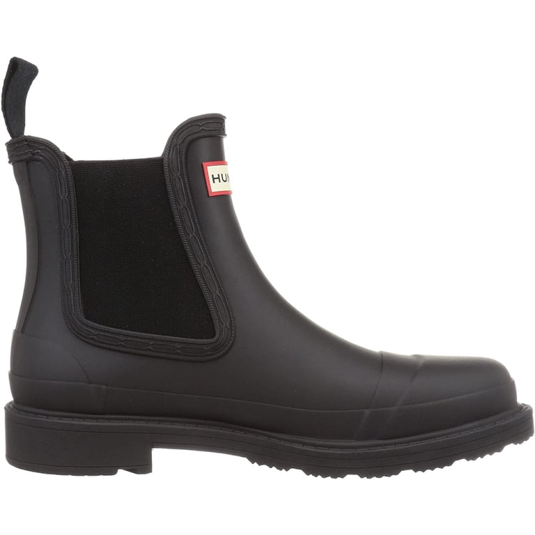 Hunter Boots Women's Commando Chelsea Boots-BLK-9 - Walmart.com