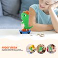 thumbnail image 3 of Cute Piggy Bank Cute Dinosaur Piggy Bank Desktop Money Pot Lovely Coin Container, 3 of 8