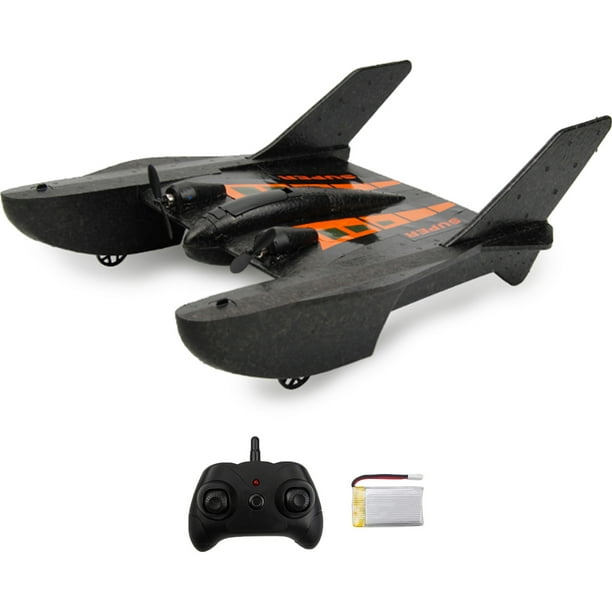 RC Glider Ala Fija EPP 2.4G 2CH Control Remoto Barco Hidroavion Modelo Juguetes Likrtyny juguetes de los ninos Bodega Aurrera en linea