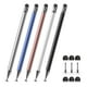 thumbnail image 1 of Stylus (5 Pcs), 2-in-1 Stylus Pen for Touch Screen, High Precision and Sensitivity, Suitable for iPhone/ipad/Android Tablets, Compatible with All Touch Screens (Black/White/Blue/Rose Gold/Silver), 1 of 6