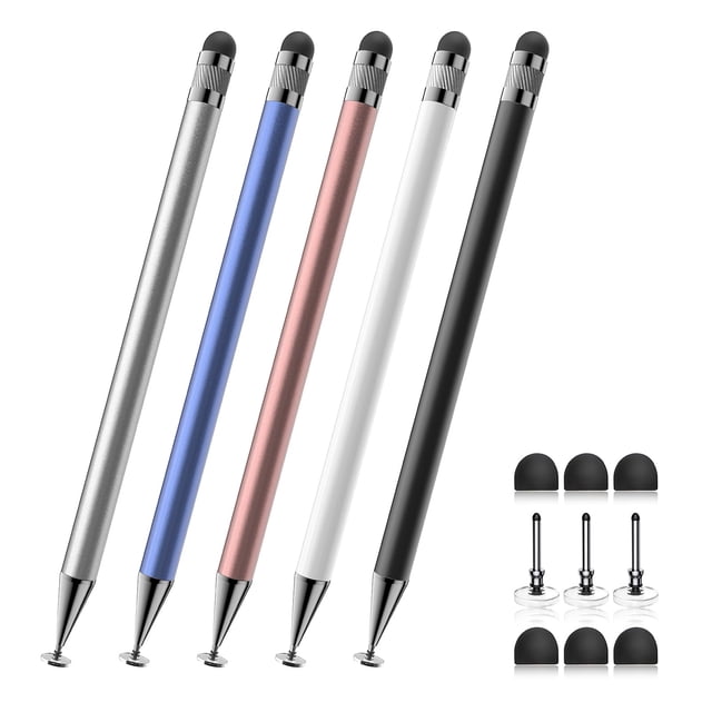 Lápiz capacitivo Bopomofo 2 en 1 para pantalla táctil (5 unidades)