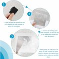 thumbnail image 2 of Jinsinto Wall Repair Patch, Self Adhesive Screen Patch Aluminum Repair Patches Wall Repair Patch For Plasterboard Drywall 2X2 Inch Fontainebleau 20Pcs, 2 of 5