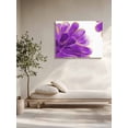 thumbnail image 5 of Purple Gold Wall Art for Living Room,Canvas Picture Wall Decor for Bathroom Bedroom,Abstract Flower Ombre Aesthetics Paint Painting Artwork for Office Kitchen Hallway Dining Room Home Decor 12"x16", 5 of 8