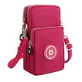thumbnail image 1 of Nylon Crossbody Sling Bag, Minimalist Travel Backpack with Adjustable Strap, Multi-Compartment Design for Phone, Wallet, and Essentials, Durable Outdoor Use, 1 of 8