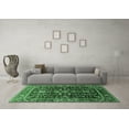 thumbnail image 3 of Ahgly Company Indoor Rectangle Oriental Emerald Green Industrial Area Rugs, 7' x 10', 3 of 4