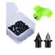 thumbnail image 1 of 50x Clavos para zapatas de pista Clavos de pista fáciles de instalar Clavos de repuesto resistentes con llave para correr distancias cortas al aire Negro, 1 of 8