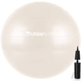 thumbnail image 1 of URBNFit 75M Exercise Ball for Fitness, Stability, Balance & Yoga, Workout Guide & Quick Pump Included, Anti Burst, White, 1 of 7