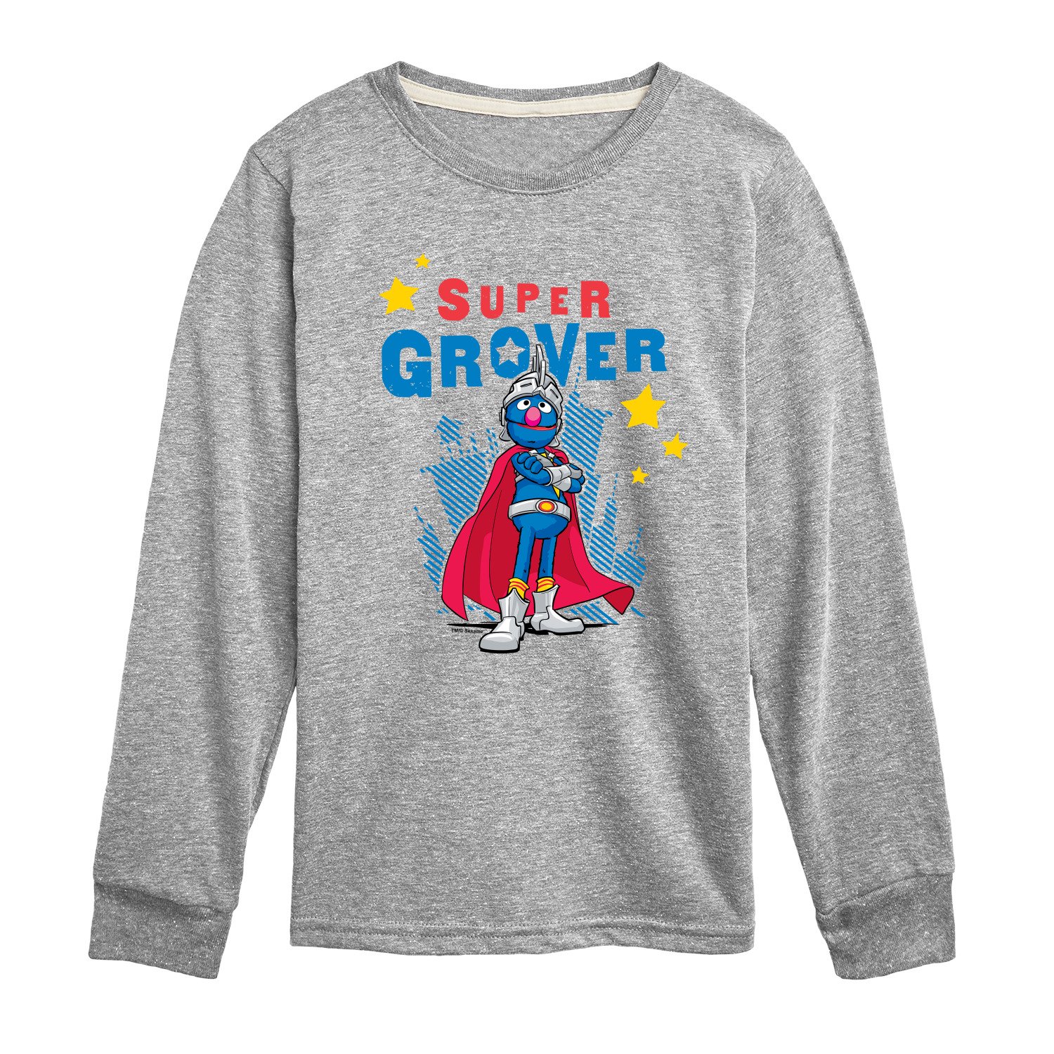 Sesame Street - Super Grover - Toddler and Youth Long Sleeve T-Shirt