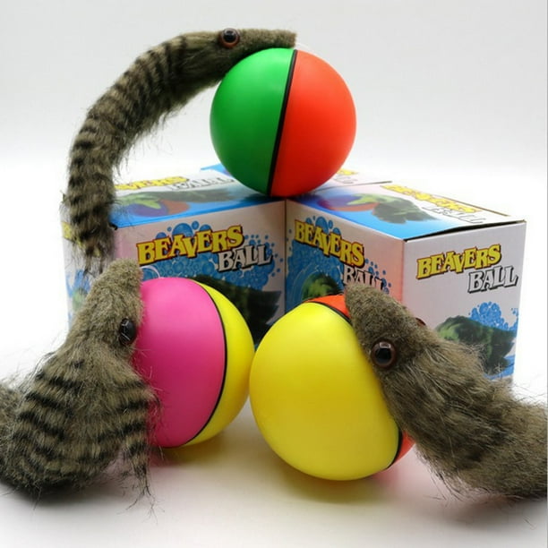 Funny Dog Toy Weasel Ball Motorized Rolling Ball Moving