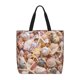 thumbnail image 1 of Disketp Colorful Seashells Bolsa Tote de Lona para Mujer, Bolso de Hombro y Cruzado con Cierre de Cremallera, 1 of 7