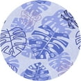 thumbnail image 1 of Ahgly Company Tapis d'Intérieur Lavables en Machine, Circulaires, Bleus Célestes Transitionnels, Ronds de 4 Pi, 1 of 7