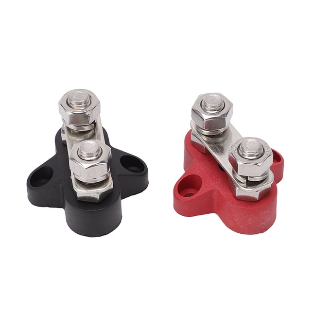 Batteroes Post, Plastic Base Wide Application Battery Terminal Block Brass Washer for Car