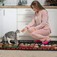 thumbnail image 4 of 2 Pcs Merry Christmas Kitchen Rugs and Mats Set Merry Xmas Tree Branches Kitchen Mats for Floor Non Skid Rugs for Kitchen Floorfor Bath Cooking (47x17+30x17 Inches), 4 of 7