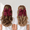 Burgundy, variant on 2-Pack Cheer Bow with Alligator Clip, 7 x 7.5 in Grosgrain Ribbon Hair Bow for Girls, Red