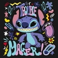 thumbnail image 2 of Girls Lilo & Stitch Colorful Trouble Maker T Shirt, 2 of 4