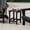 Black, variant on CostaElm Adirondack Outdoor Patio Side Table, All Weather HDPE End Table for Patio, Garden & Lawn, Black