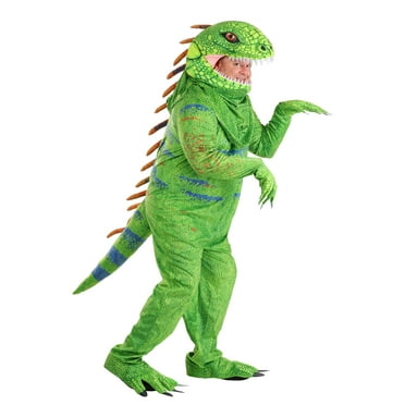 Plus Size Green Iguana Costume for Adults