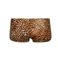 thumbnail image 4 of TMOYZQ Mens Sexy Leopard Print Double Pouch Boxer Briefs Stretch Breathable Soft Support Ball Pouch Bulge Enhancing Underwear Quick Dry Bikini Briefs Trunks Underpants, 4 of 4