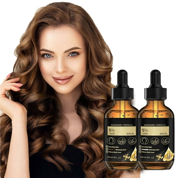 ONLYEOR 2pcs Hair Essence Oil, Organic Hair Oil, Natural Hair Oils for Women and Men, for Men & Women, All Hair types 60ML