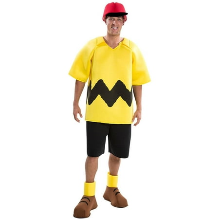 Peanuts Deluxe Charlie Brown Men's Adult Halloween Costume