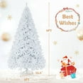 thumbnail image 5 of Costway 9Ft Hinged Artificial Christmas Tree Pine Tree 2132 Tips Metal, 5 of 10