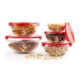 thumbnail image 4 of Imperial Home 10 Pc Christmas Glass Food Containers with Lids, 4 of 5