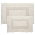 thumbnail image 2 of Somerset Home 2-Piece Machine Washable Cotton Bathroom Mat Set (Ivory), 2 of 4