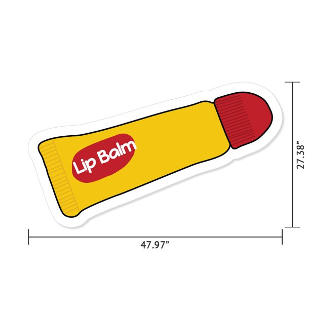 Lip Balm 12 24 36 48 Peel And Stick Wall Art Removable