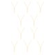thumbnail image 3 of Collar de Cadena Delicado Qarigey Joyería Estética Larga Oro 10Conjunto, 3 of 6
