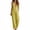 Yellow, variant on Edvintorg Rompers for Women Summer V-Neck Sleeveless Casual Dressy Wide Leg Jumpsuits with Pockets Plus Size Fashion Travel Jumpers