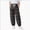 A35-Brown, variant on 1-2T Toddler Boys Girls Plaid Jogger Pants, Kids Drawstring Elastic Waist Retro Lantern Trousers with Side Pockets, Loose Casual Bottoms for 6-24 Months 2T 3T 4T 5T 6T 7T 8T Children,Black