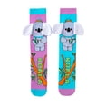 thumbnail image 2 of Viluyesy Kids Girls Knee High Socks with Cartoon Prints Soft Cotton Stretchy Ribbed Cuff Socks Blue Size 3-12Years, 2 of 5
