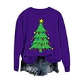thumbnail image 2 of Taylonsss Chandail en Molleton de Noël à Col Rond pour Femmes Manches Longues Chandail Décontracté pour Hiver et Printemps Usage Quotidien, 2 of 5