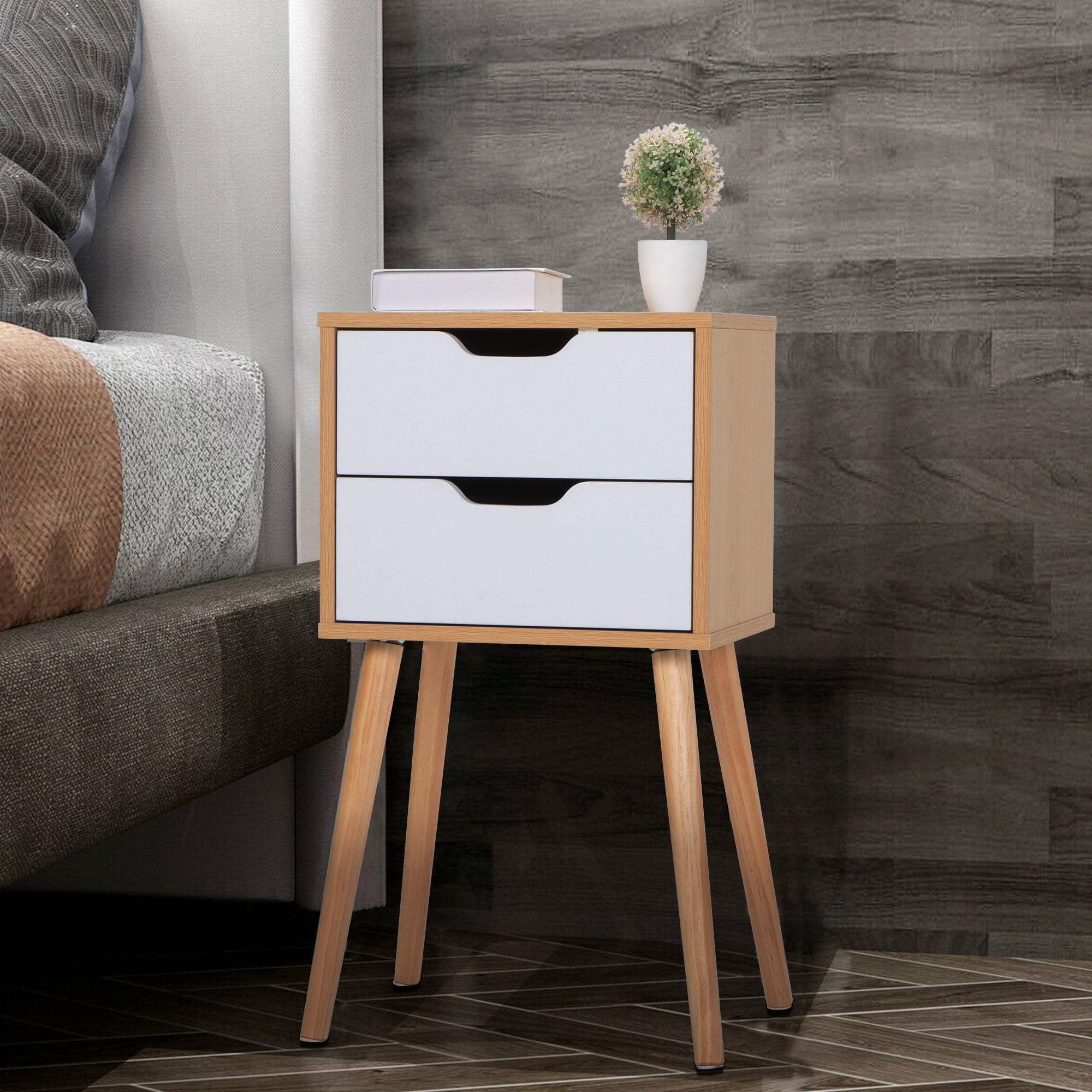 Mainstays Classic Nightstand With Drawer Espresso Xf2bp4 for sale online 