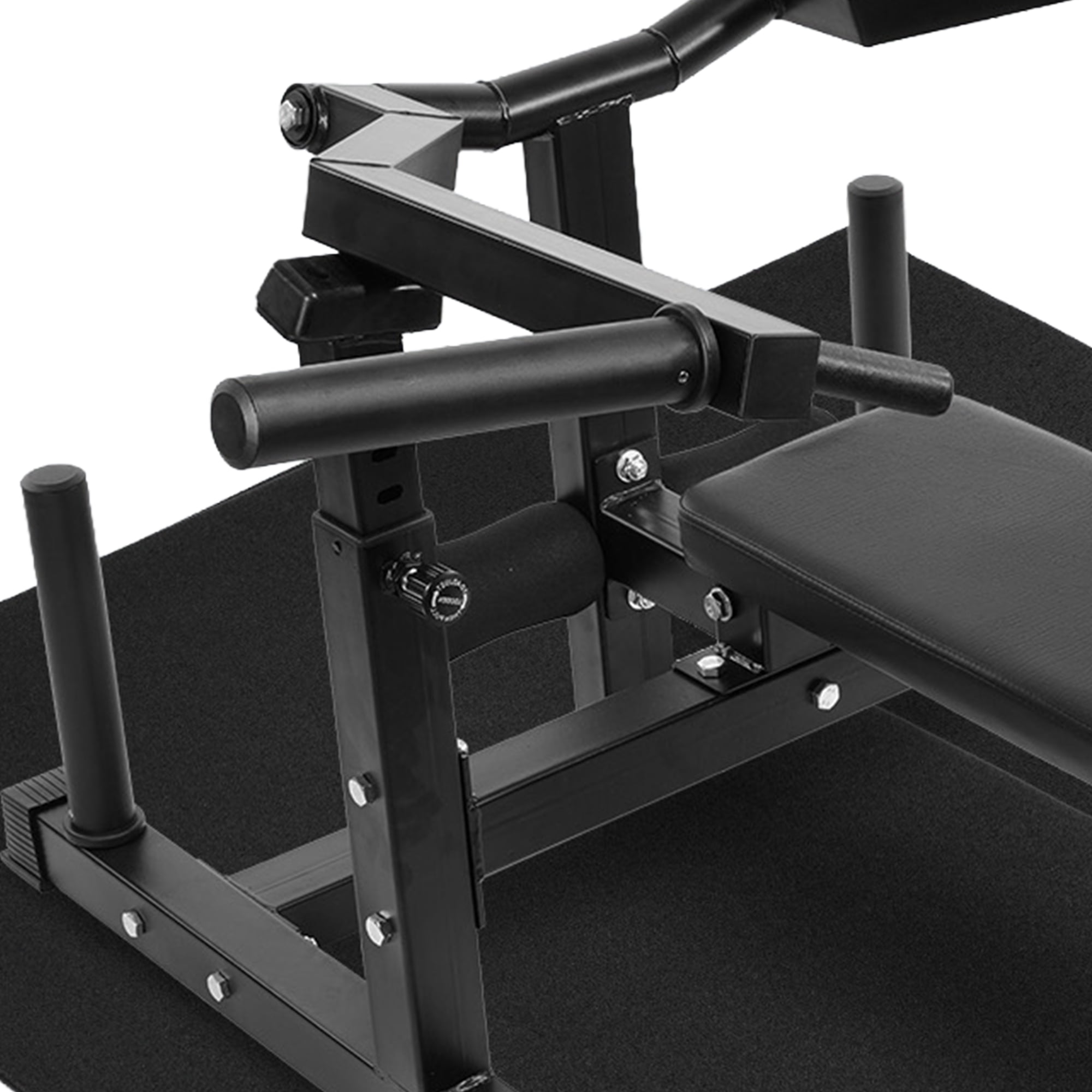 BalanceFrom Fitness Chest Press Machine, Adjustable Home Gym Equipment, Black