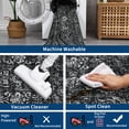 thumbnail image 5 of CAROMIO Washable 5' x 7' Area Rug for Living Room Boho Vintage Floral Indoor Carpet Non Slip, Black, 5 of 7