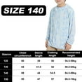 thumbnail image 2 of Desiderio 1pcs blue children's sunscreen clothing UV protection summer baby coat breathable hooded sun protection clothing, 2 of 5
