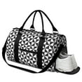 thumbnail image 2 of Boho Womens Gym Tote Duffle Bag with Wet Pocket & Shoe Compartment, Checkered Travel Duffel Bag Overnight Weekender Hospital Tote Mens Workout Carry on Bag with Luggage Sleeve, 2 of 6