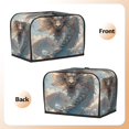 thumbnail image 2 of KLL Cool Cloud White Dragon Print 2 Slice Toaster Dust Covers Kitchen Small Appliance Cover with 2 Pockets,Can hold Jam Spreader Knife & Toaster Tongs (11.4 x 7.9 x 7.5), 2 of 6