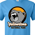 thumbnail image 4 of Inktastic Yellowstone Growling Bear T-Shirt, 4 of 5