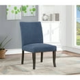 thumbnail image 6 of Hamilton Dining Chair 2-Pack with Gray Washed Legs in Atlantic Blue Fabric, 6 of 8