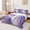 Purple Gray, variant on Manfei Retro Oil Painting Full Size Sheets 4-Piece, Abstract Watercolor Art Bed Sheets, Purple Gray Ombre Sheet Sets, Super Cozy Room Decor