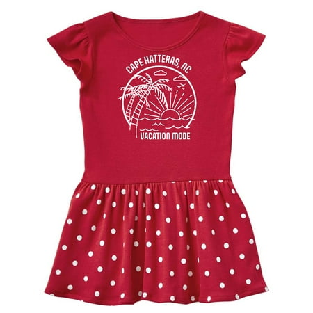 

Inktastic Summer Vacation Mode Cape Hatteras North Carolina Gift Baby Girl Dress